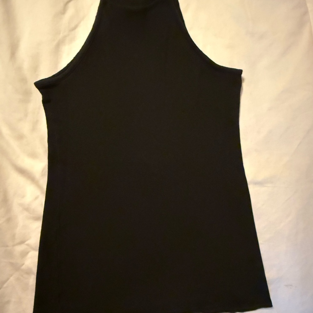 Black Sleeveless Women's Halter Tank Top by G by Guess